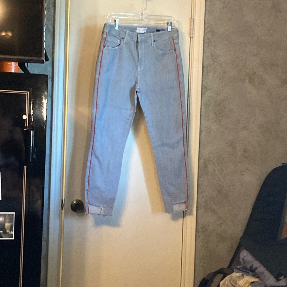 Parker Smith, Blue, and White denim jean